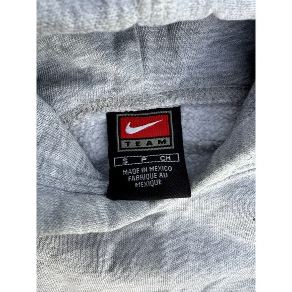 Vintage 90s Miami Redhawks University Nike Center Swoosh Hoodie Sz Small - Picture 3 of 4